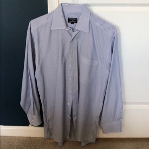 Blue Striped Dress Shirt